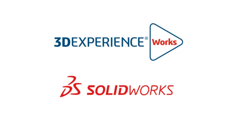 3DEXPERIENCE WorksのロゴとSOLIDWORKSのロゴ
