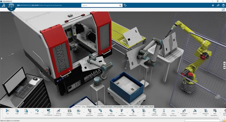 3D model of robot in assembly line - 3DEXPERIENCE Works